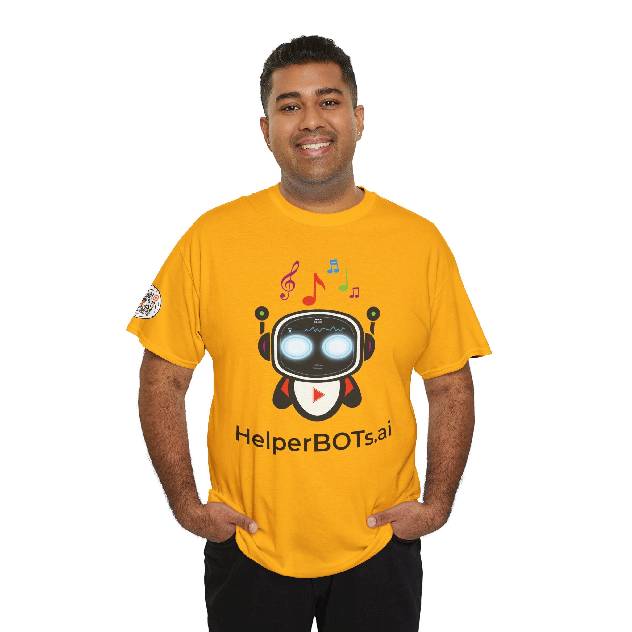 Unisex Music BOT Heavy Cotton Tee (Light Edition with Black Print)