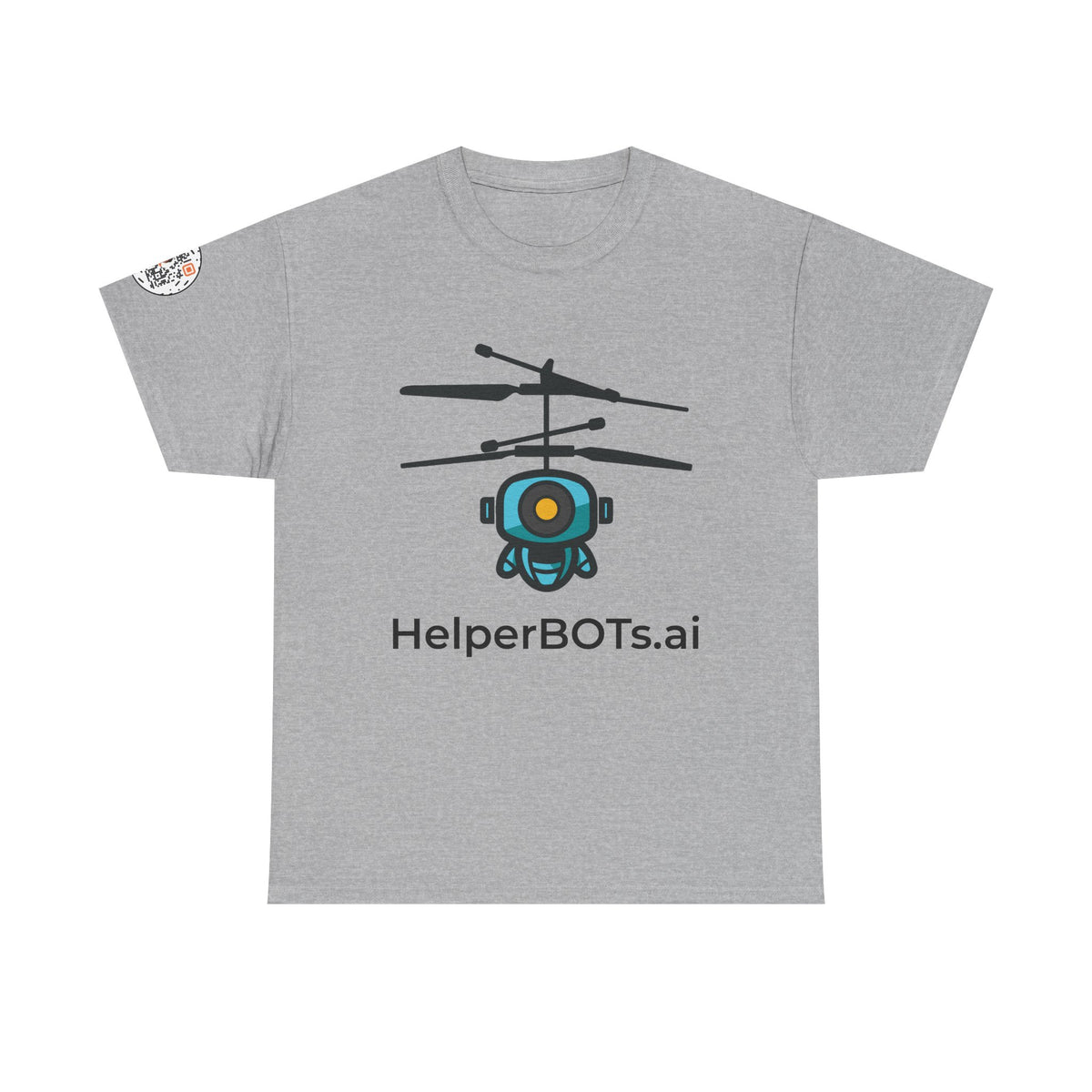 Unisex Security BOT Heavy Cotton Tee (Light Edition with Black Print)