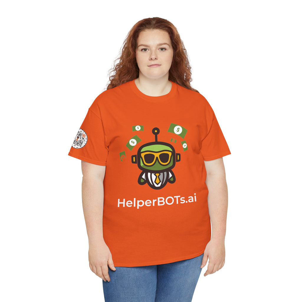 Unisex Financial BOT Heavy Cotton Tee (Dark Edition with White Print)