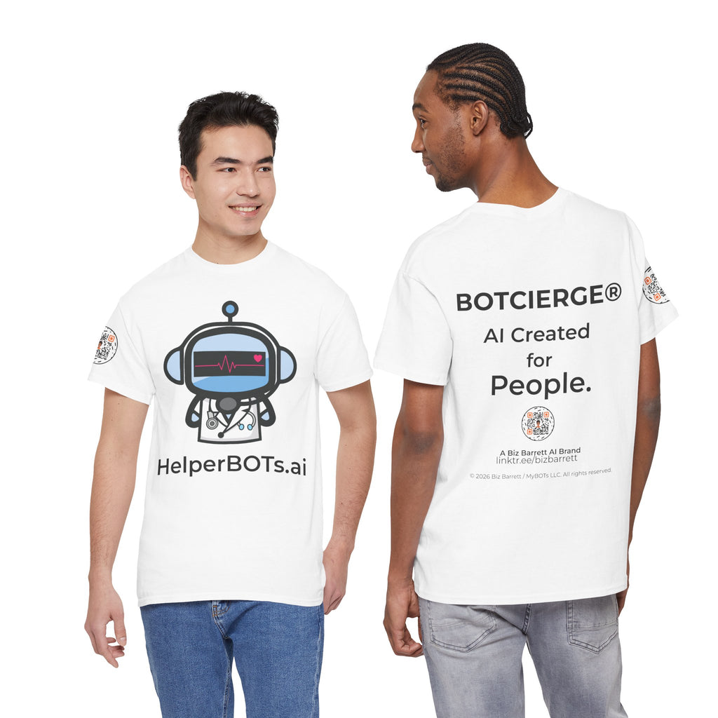 Unisex Medical BOT Heavy Cotton Tee (Light Edition with Black Print)