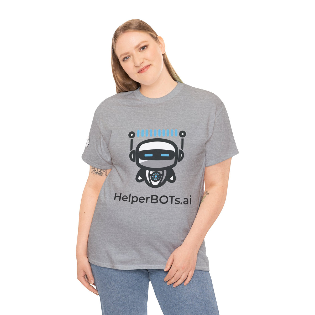 Unisex Productivity BOT Heavy Cotton Tee (Light Edition with Black Print)