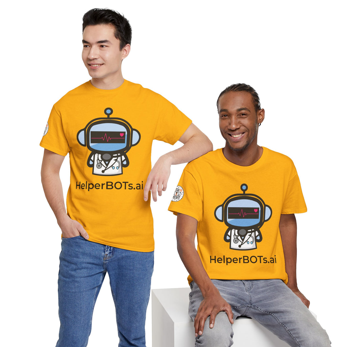 Unisex Medical BOT Heavy Cotton Tee (Light Edition with Black Print)