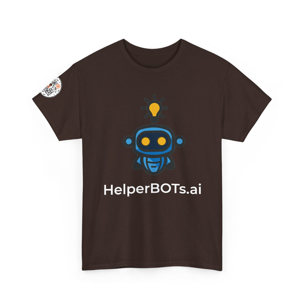 Unisex Personal Development BOT Heavy Cotton Tee (Dark Edition with White Print)