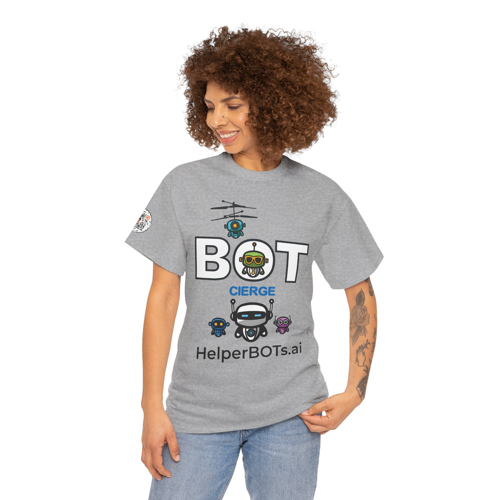 Unisex Logo Heavy Cotton Tee (Light Edition with Black Print)