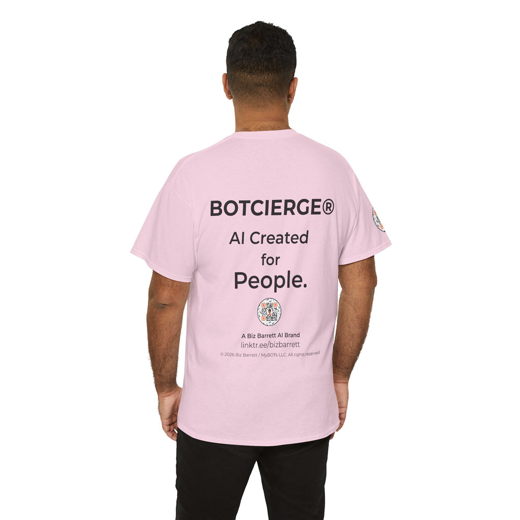 Unisex Music BOT Heavy Cotton Tee (Light Edition with Black Print)