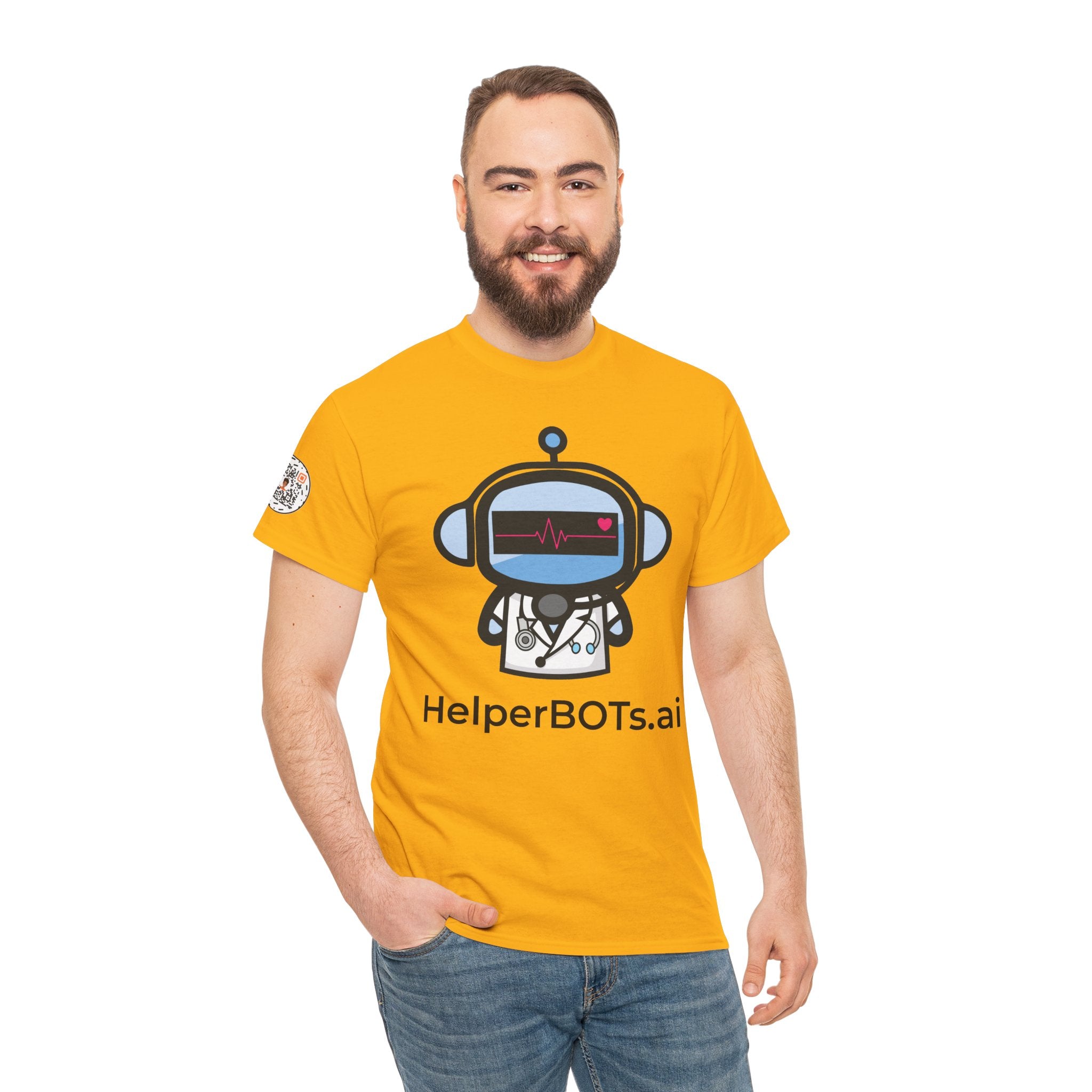 Unisex Medical BOT Heavy Cotton Tee (Light Edition with Black Print)