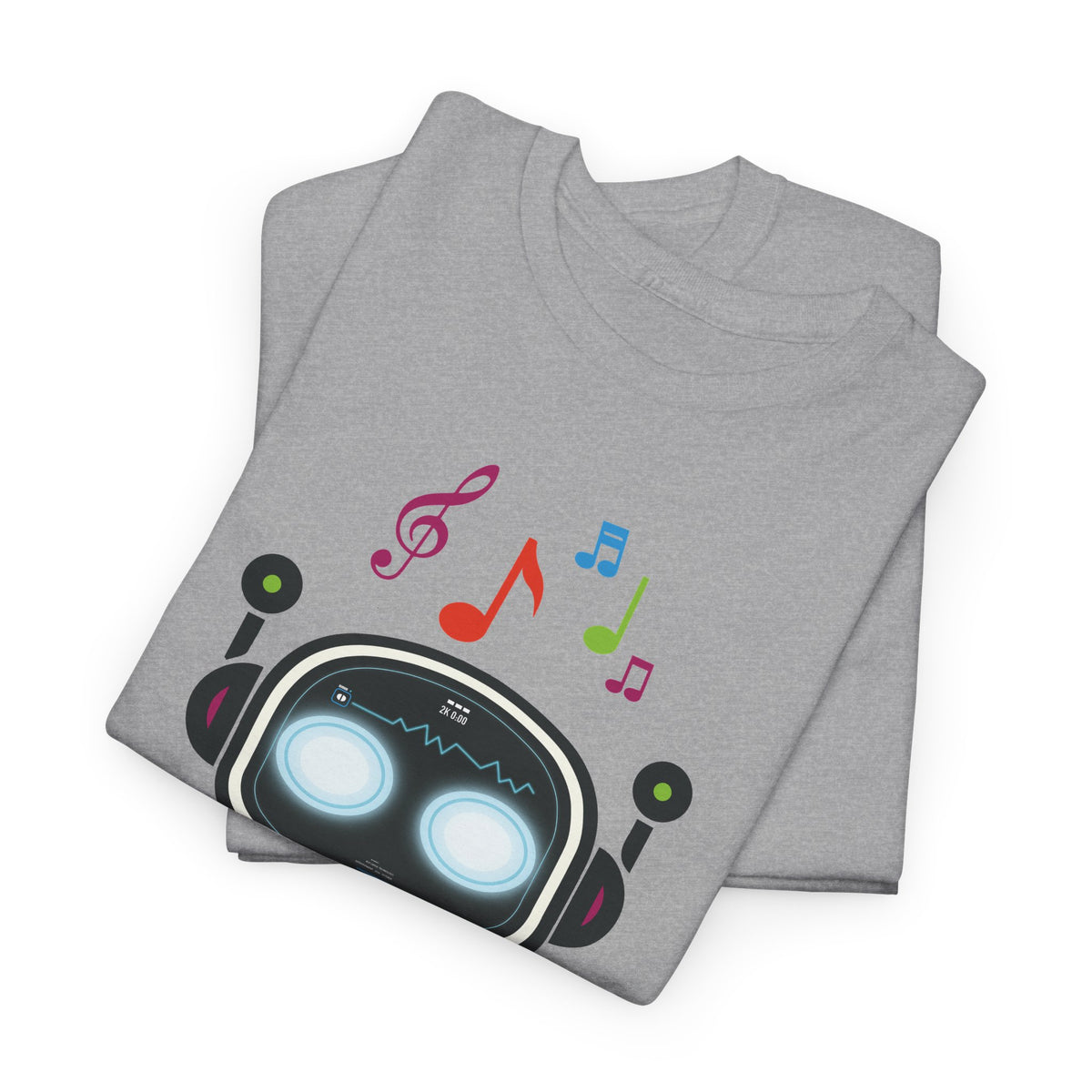 Unisex Music BOT Heavy Cotton Tee (Light Edition with Black Print)