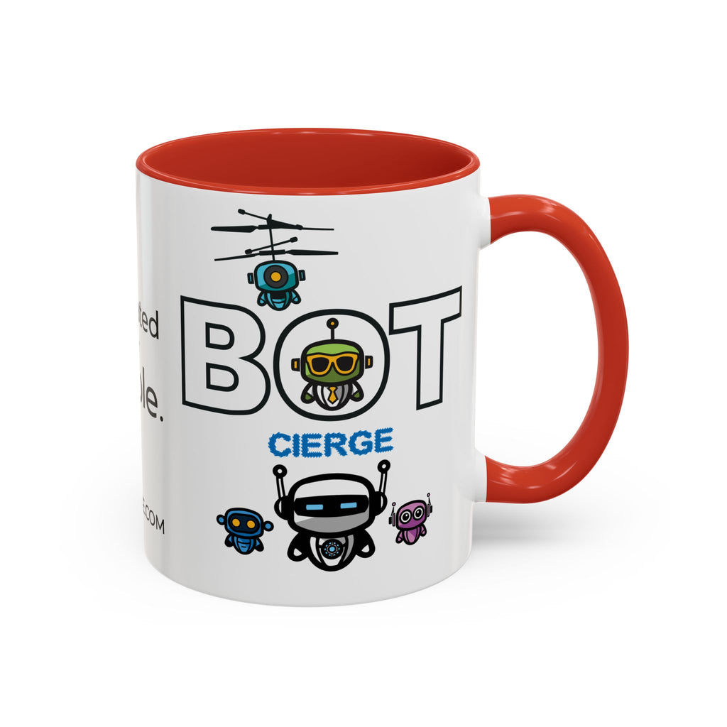 Logo Accent Coffee Mug (11, 15oz) (Light Edition with Black Print)
