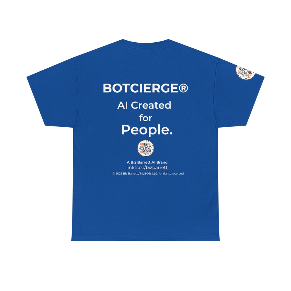 Unisex Personal Development BOT Heavy Cotton Tee (Dark Edition with White Print)
