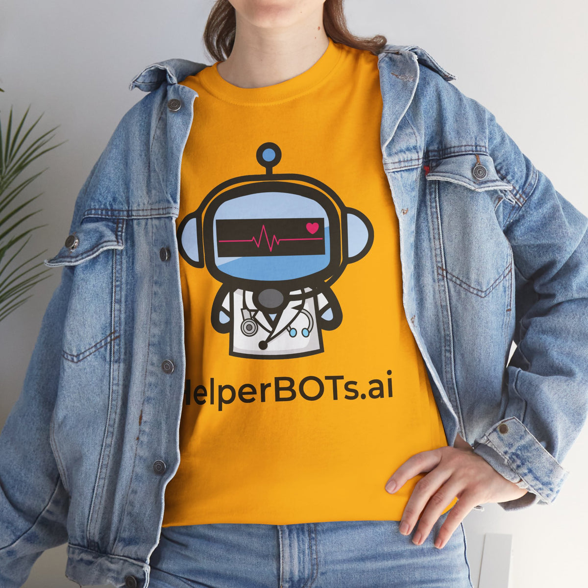 Unisex Medical BOT Heavy Cotton Tee (Light Edition with Black Print)