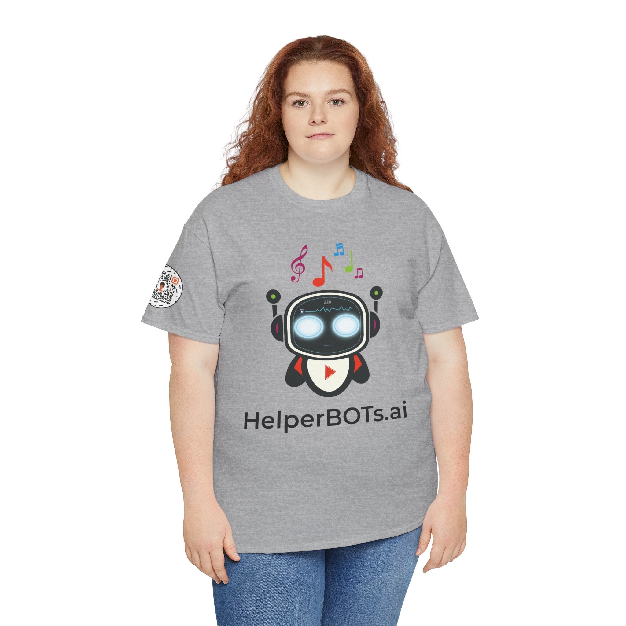 Unisex Music BOT Heavy Cotton Tee (Light Edition with Black Print)