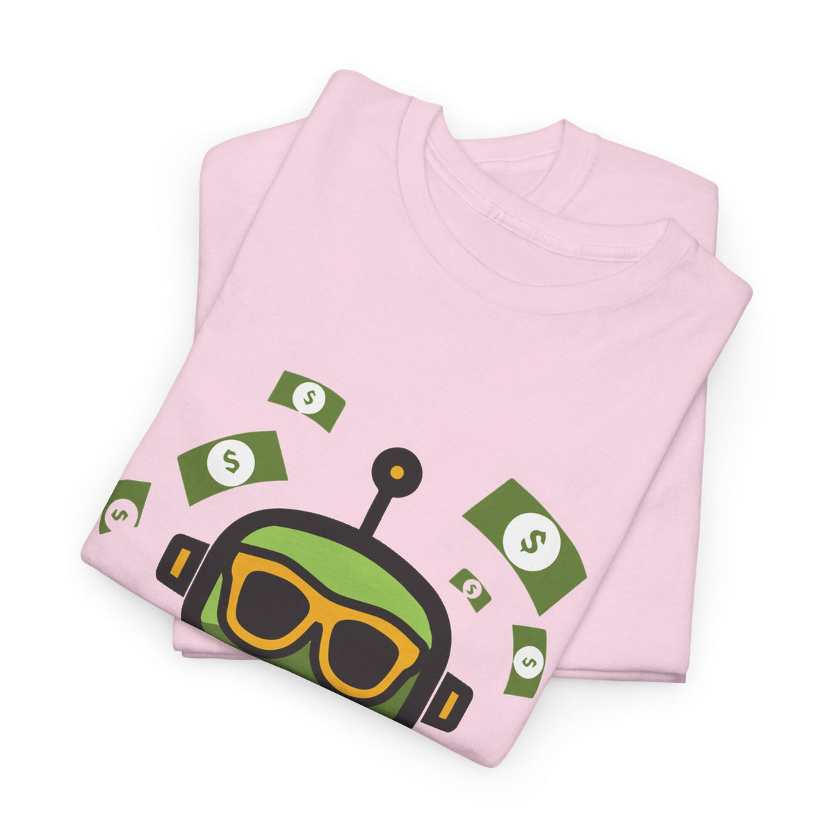 Unisex Financial BOT Heavy Cotton Tee (Light Edition with Gold Print)