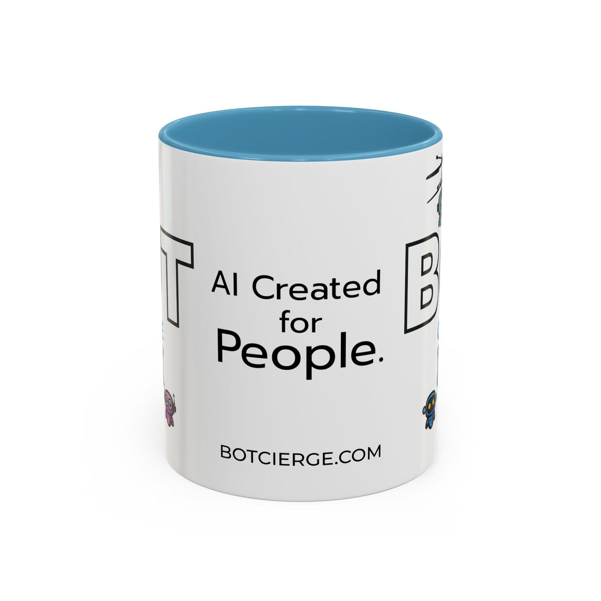 Logo Accent Coffee Mug (11, 15oz) (Light Edition with Black Print)