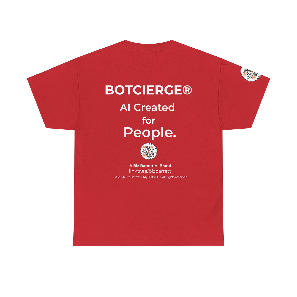 Unisex Personal Development BOT Heavy Cotton Tee (Dark Edition with White Print)