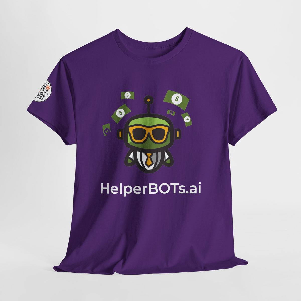 Unisex Financial BOT Heavy Cotton Tee (Dark Edition with White Print)