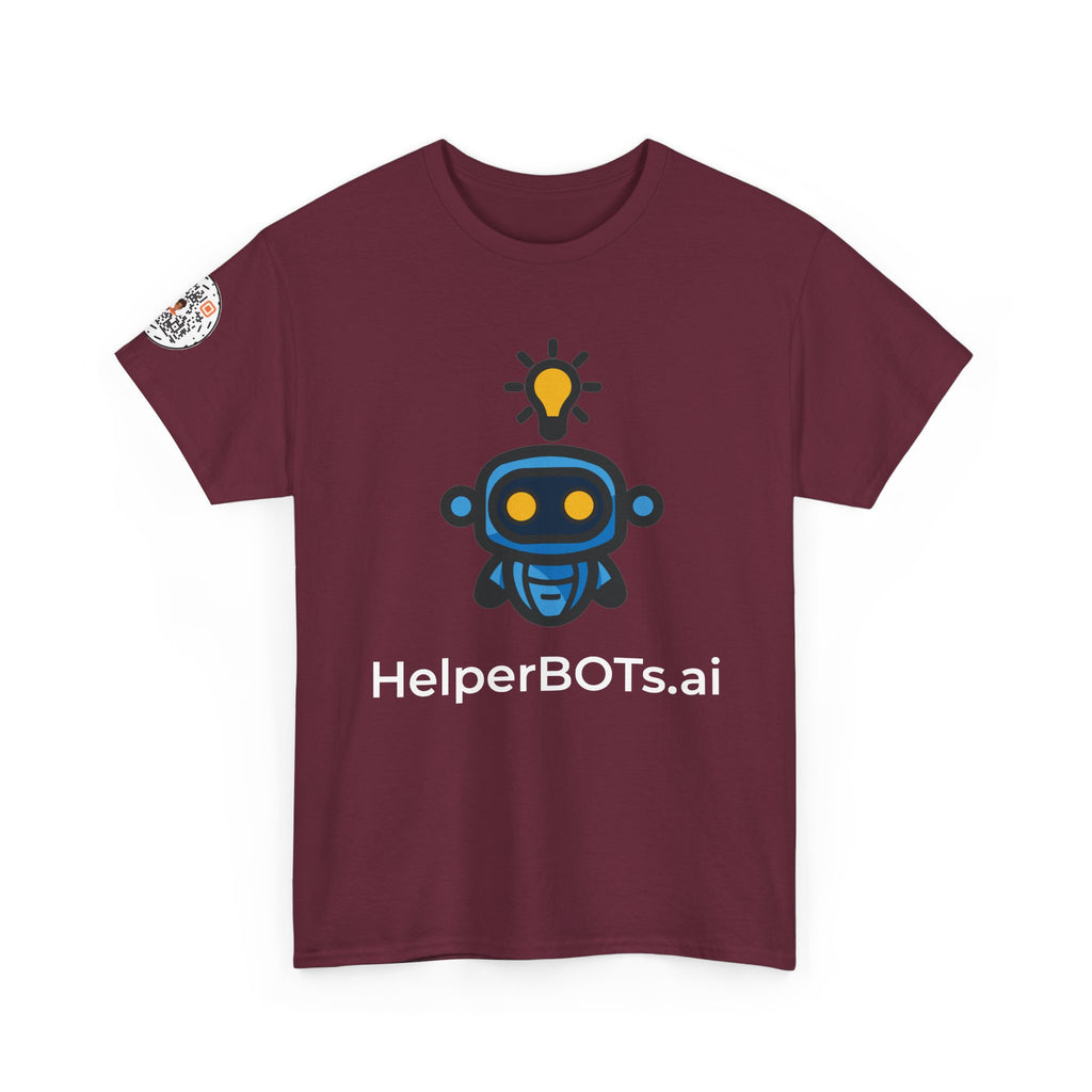 Unisex Personal Development BOT Heavy Cotton Tee (Dark Edition with White Print)