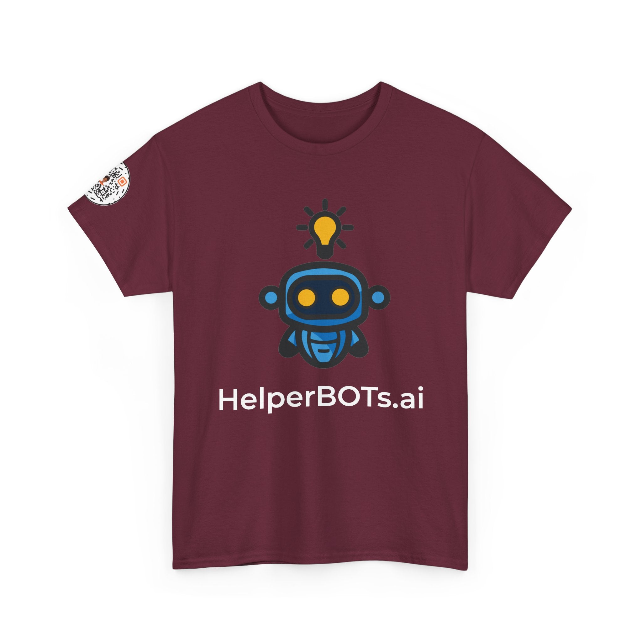 Unisex Personal Development BOT Heavy Cotton Tee (Dark Edition with White Print)