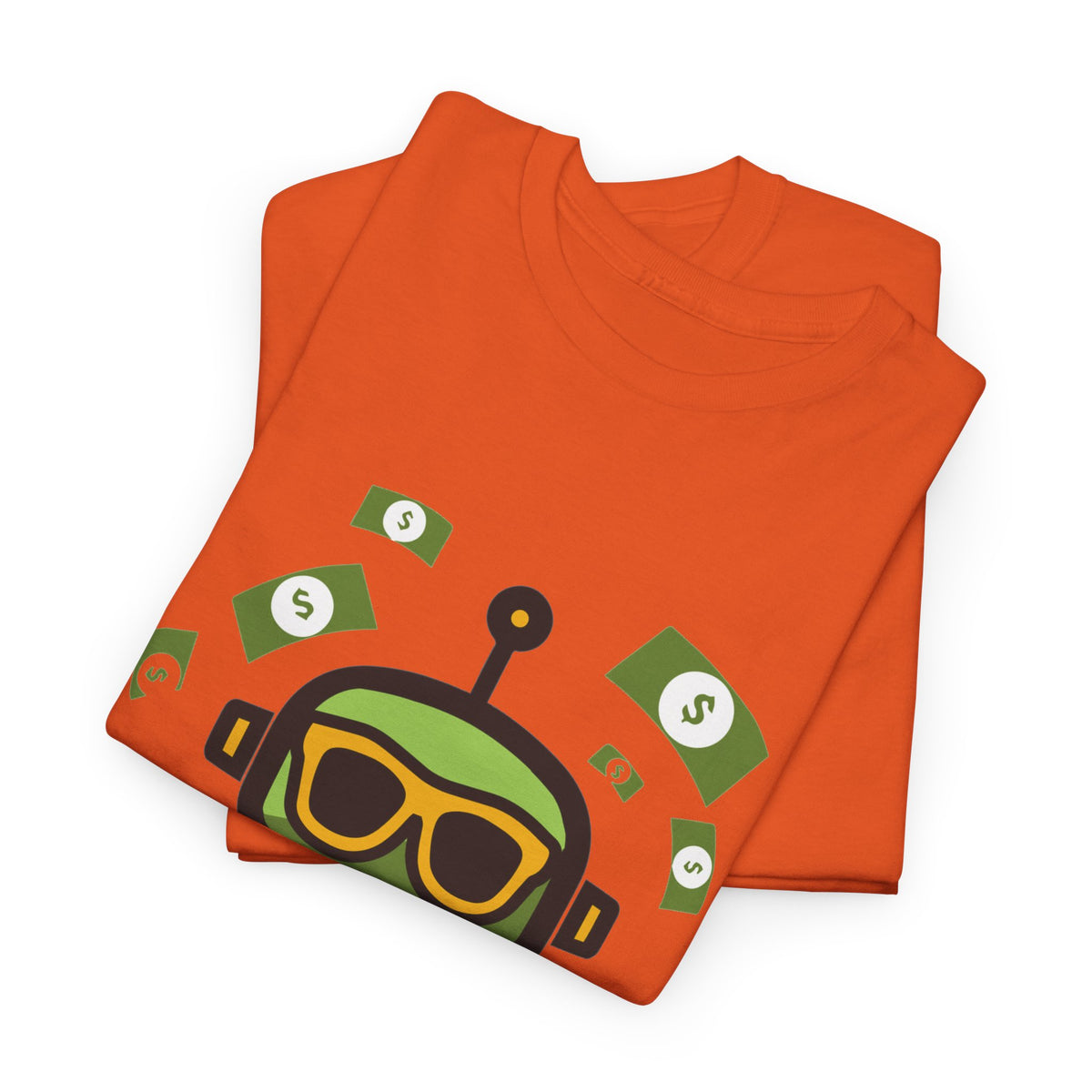 Unisex Financial BOT Heavy Cotton Tee (Dark Edition with Gold Print)