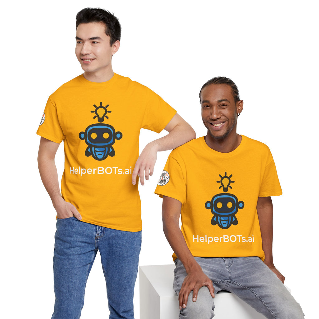 Unisex Personal Development BOT Heavy Cotton Tee (Dark Edition with White Print)