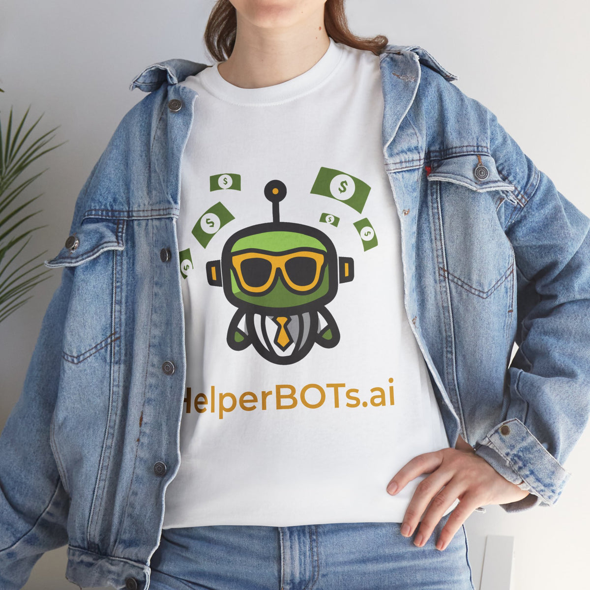 Unisex Financial BOT Heavy Cotton Tee (Light Edition with Gold Print)