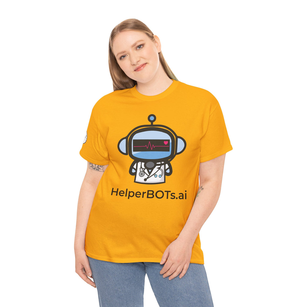 Unisex Medical BOT Heavy Cotton Tee (Light Edition with Black Print)