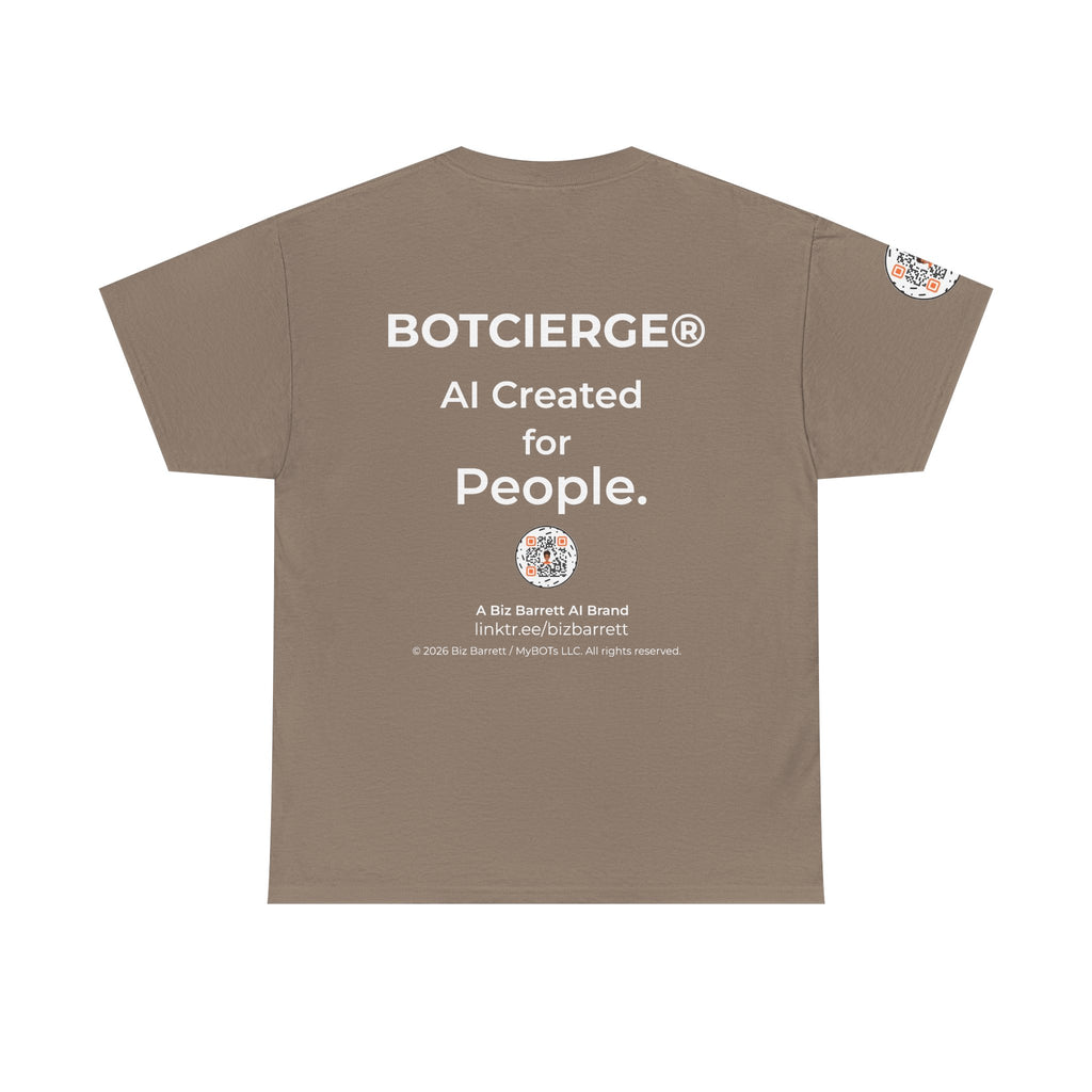 Unisex Music BOT Heavy Cotton Tee (Dark Edition with White Print)