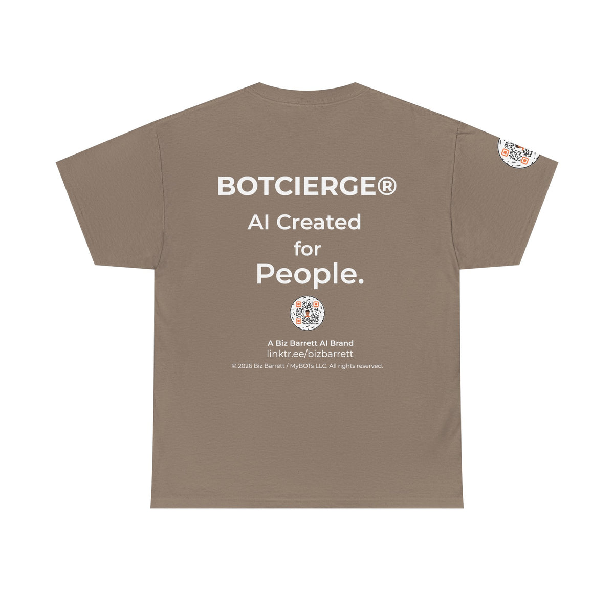 Unisex Music BOT Heavy Cotton Tee (Dark Edition with White Print)