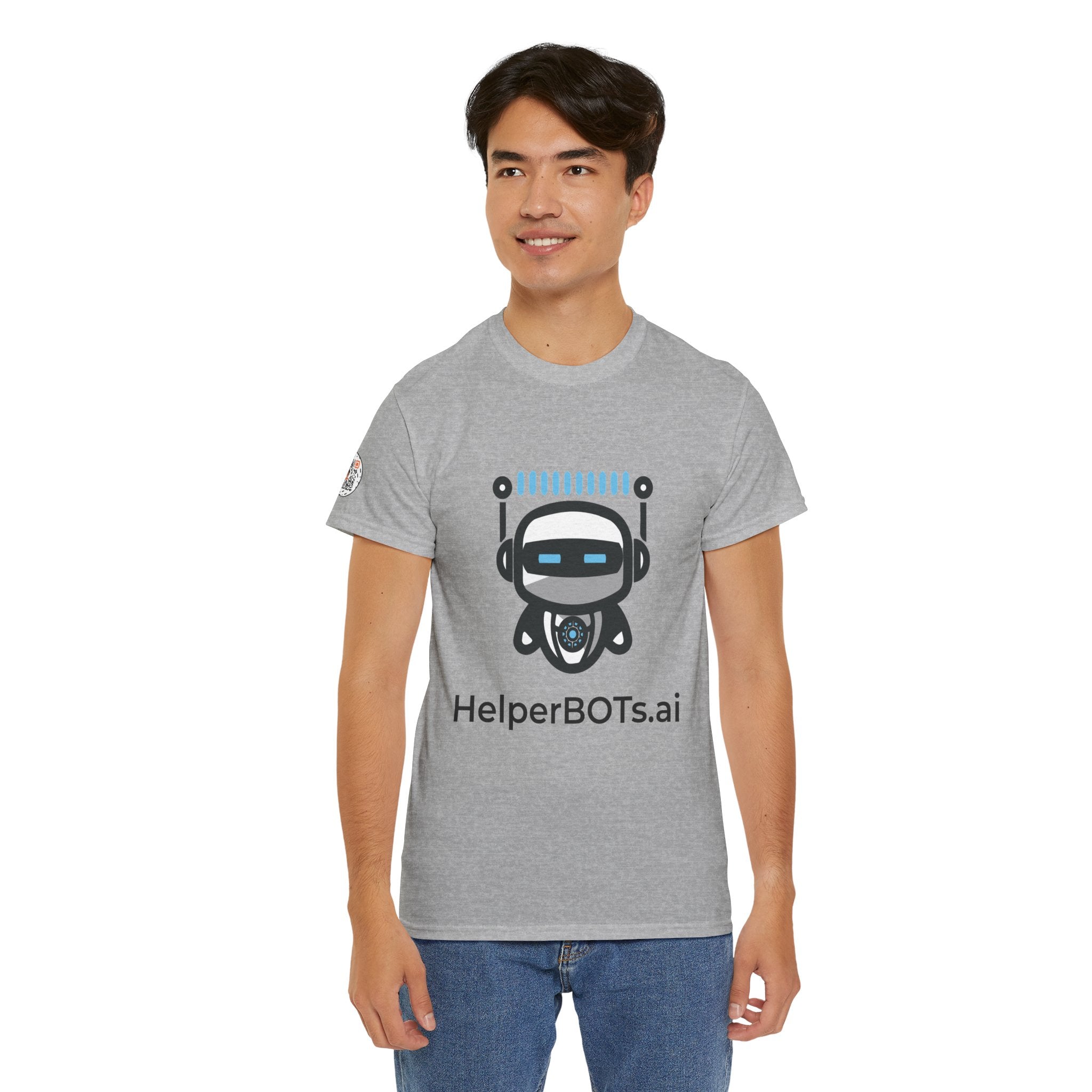 Unisex Productivity BOT Heavy Cotton Tee (Light Edition with Black Print)