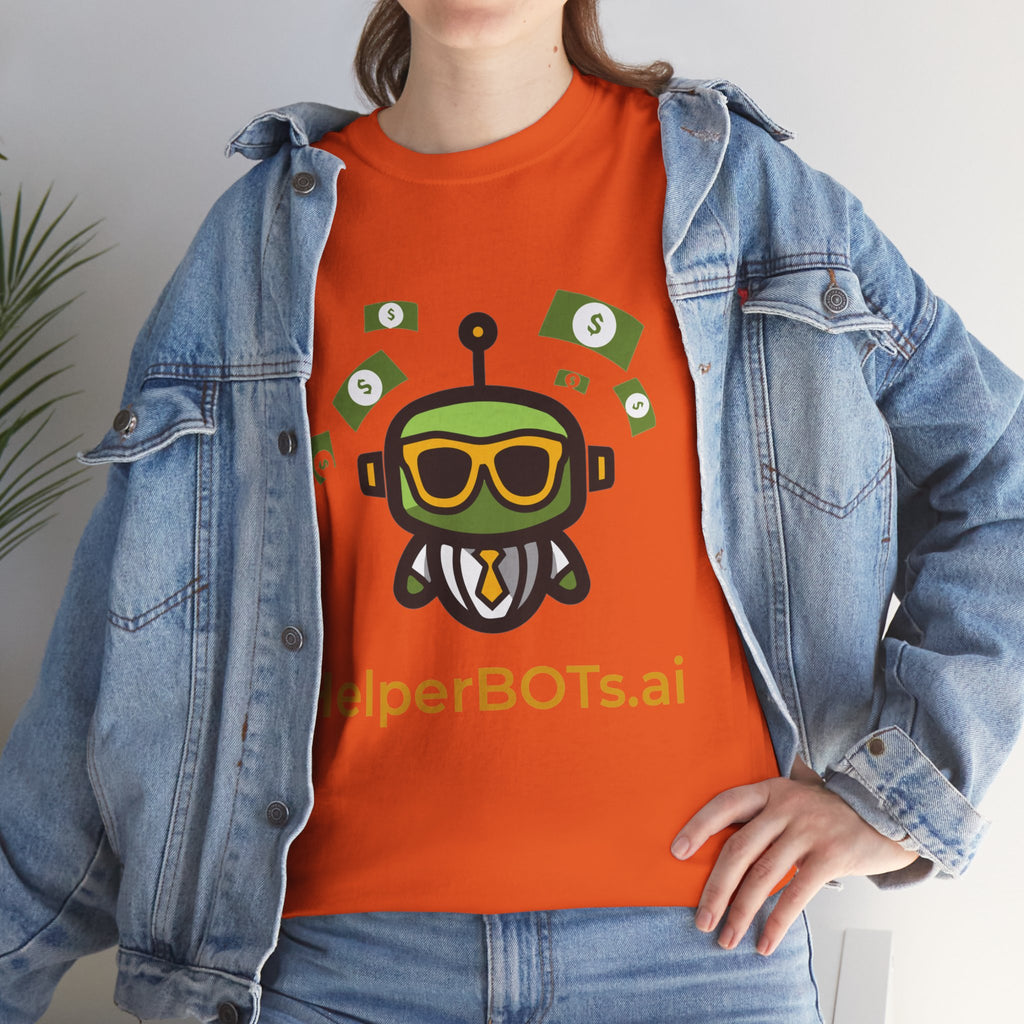 Unisex Financial BOT Heavy Cotton Tee (Light Edition with Gold Print)