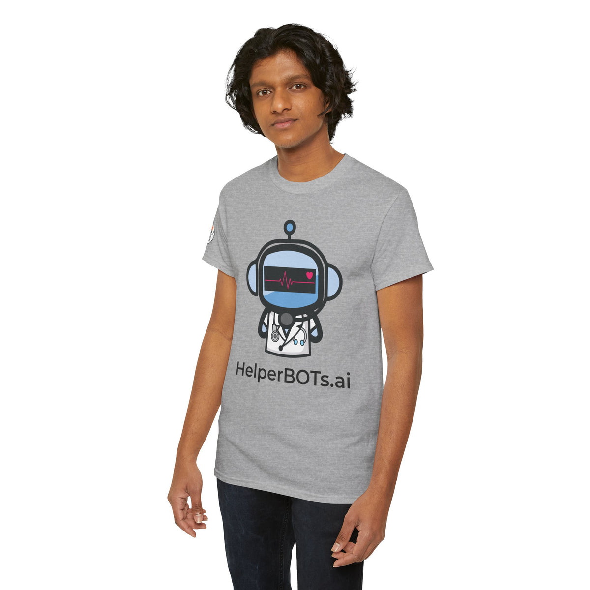 Unisex Medical BOT Heavy Cotton Tee (Light Edition with Black Print)