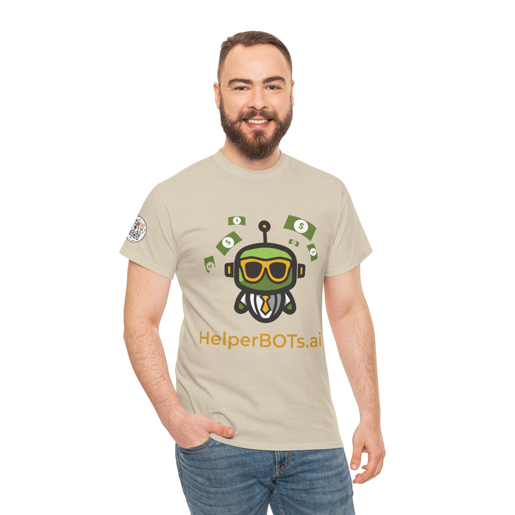 Unisex Financial BOT Heavy Cotton Tee (Light Edition with Gold Print)