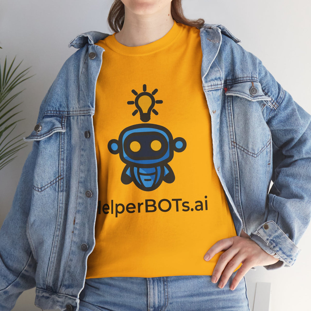 Unisex Personal Development BOT Heavy Cotton Tee (Light Edition with Black Print)
