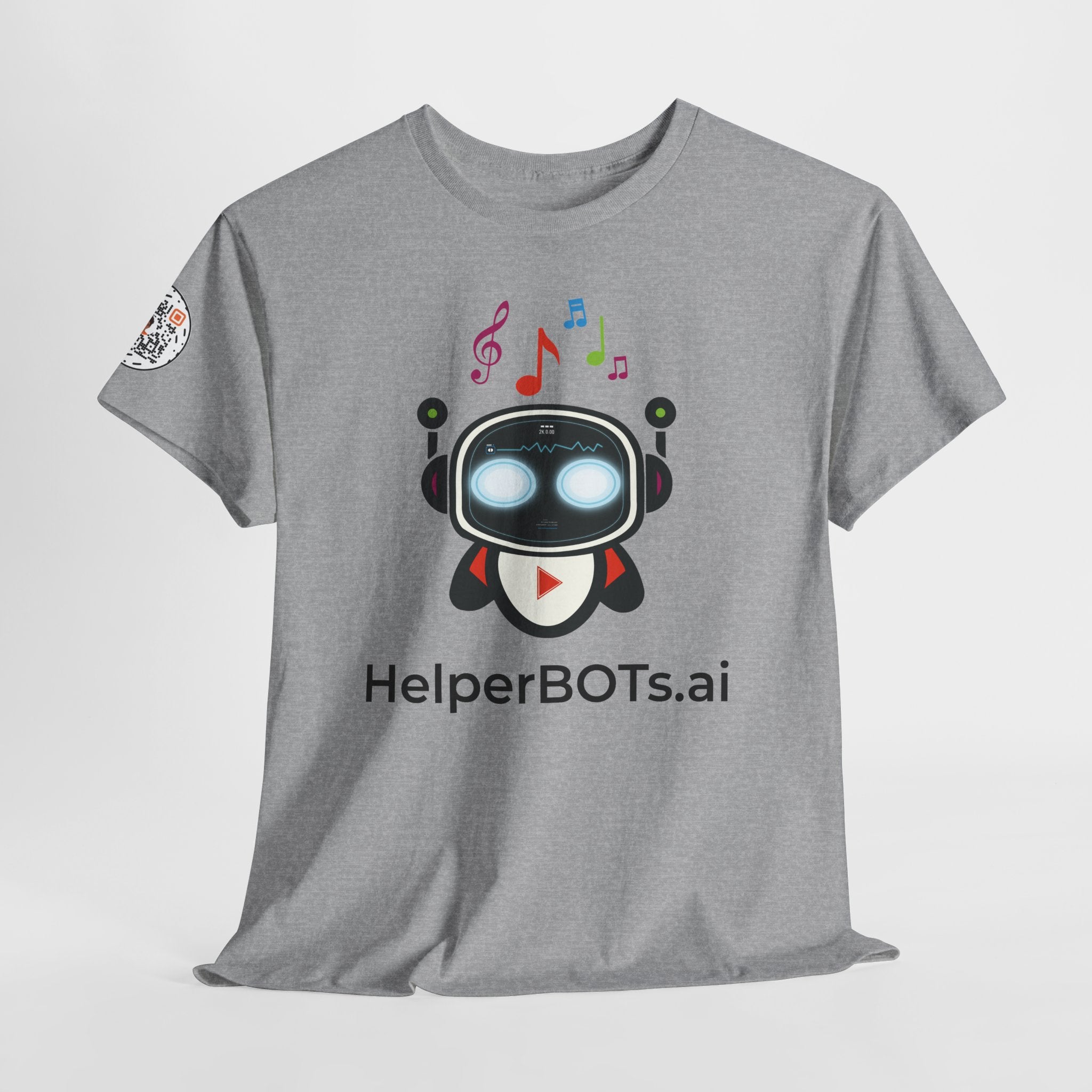 Unisex Music BOT Heavy Cotton Tee (Light Edition with Black Print)