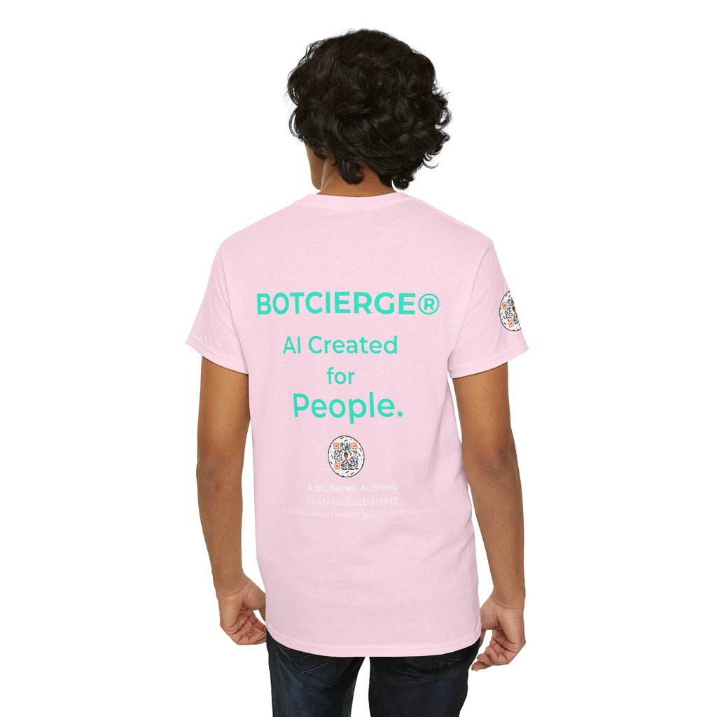 Unisex RememBOT™ Heavy Cotton Tee (Light Edition with White Lettering)