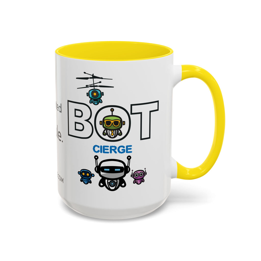Logo Accent Coffee Mug (11, 15oz) (Light Edition with Black Print)