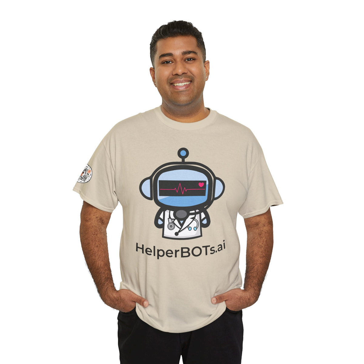 Unisex Medical BOT Heavy Cotton Tee (Light Edition with Black Print)