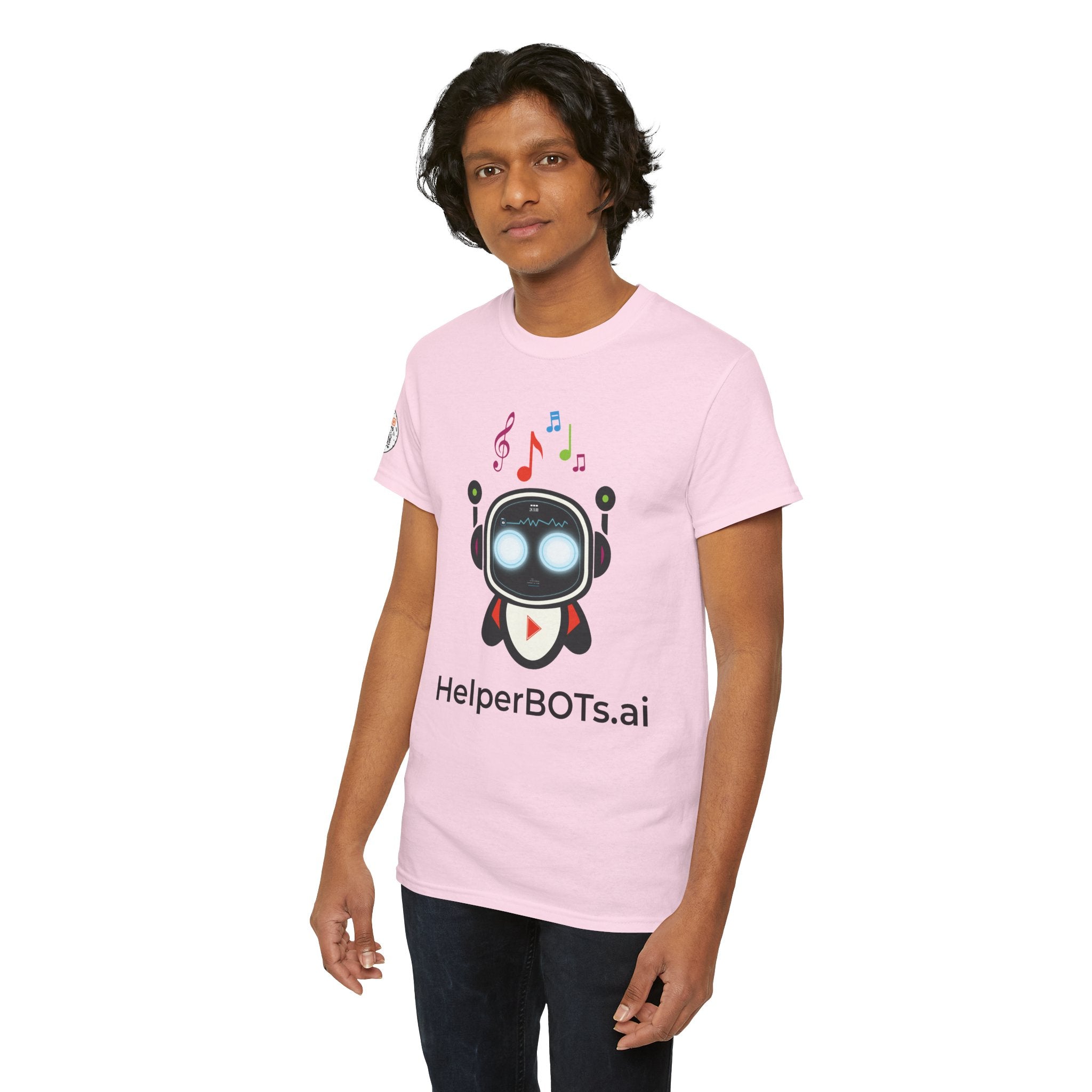 Unisex Music BOT Heavy Cotton Tee (Light Edition with Black Print)