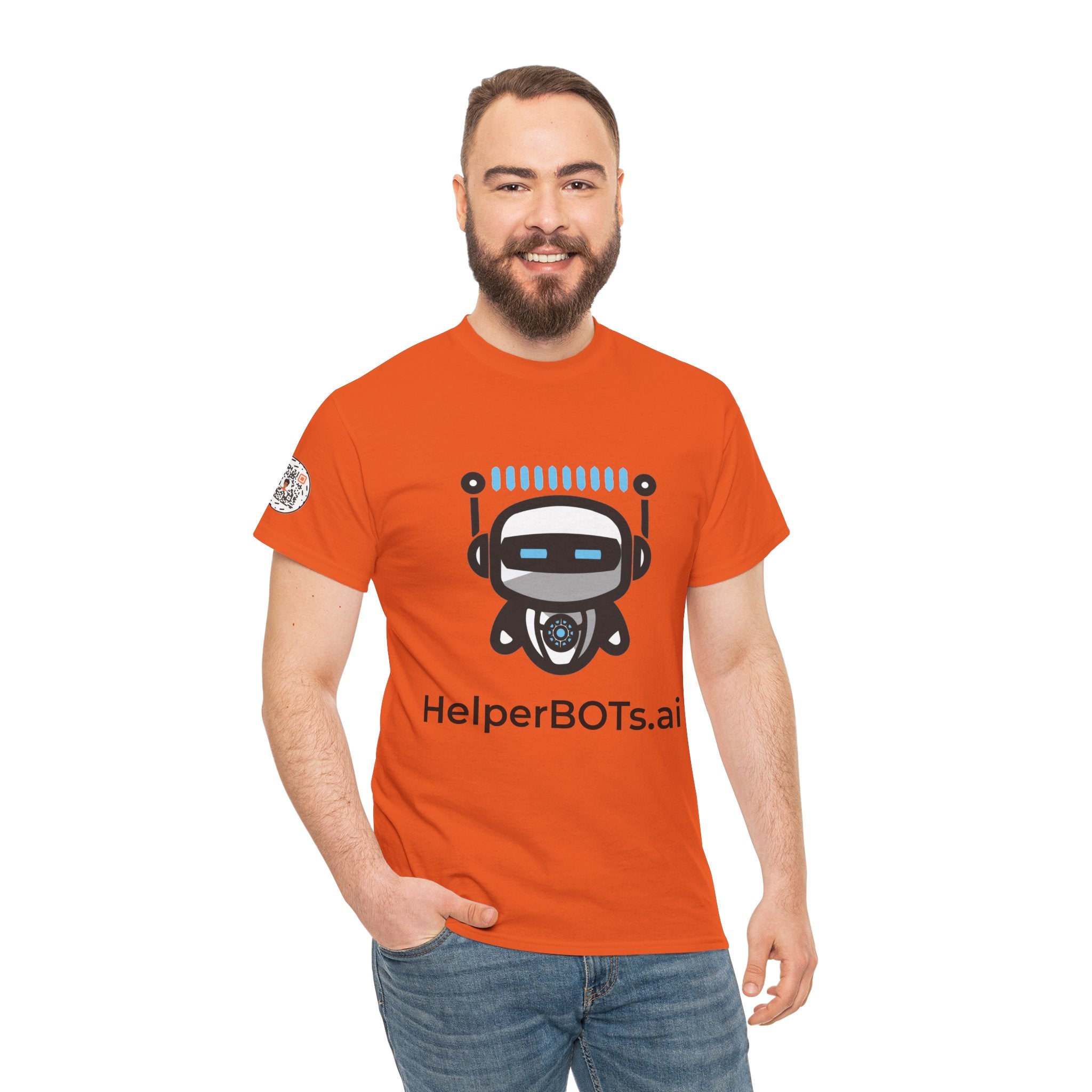 Unisex Productivity BOT Heavy Cotton Tee (Light Edition with Black Print)