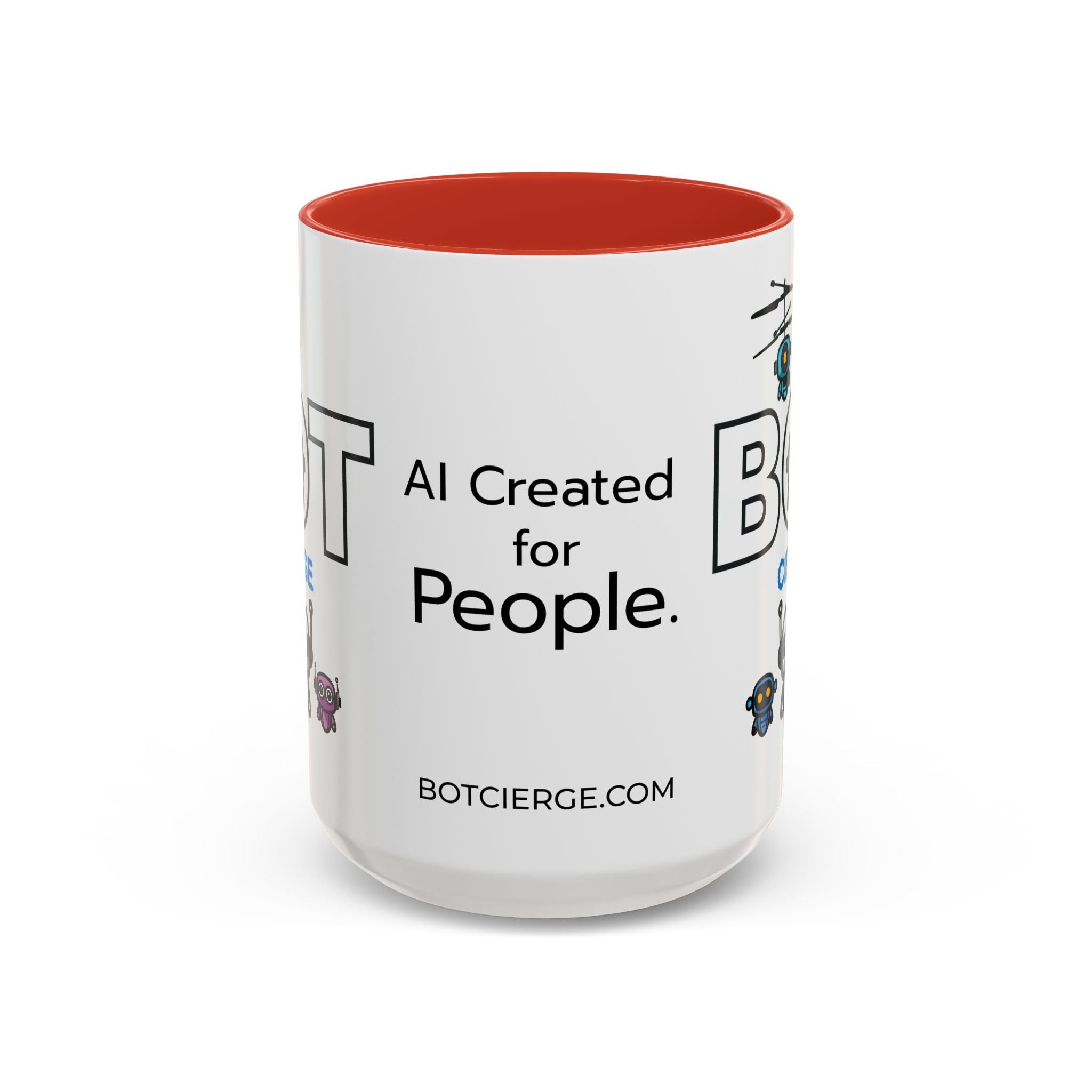 Logo Accent Coffee Mug (11, 15oz) (Light Edition with Black Print)