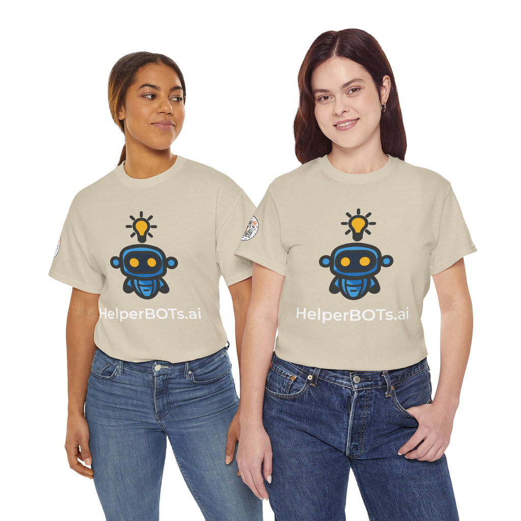 Unisex Personal Development BOT Heavy Cotton Tee (Dark Edition with White Print)