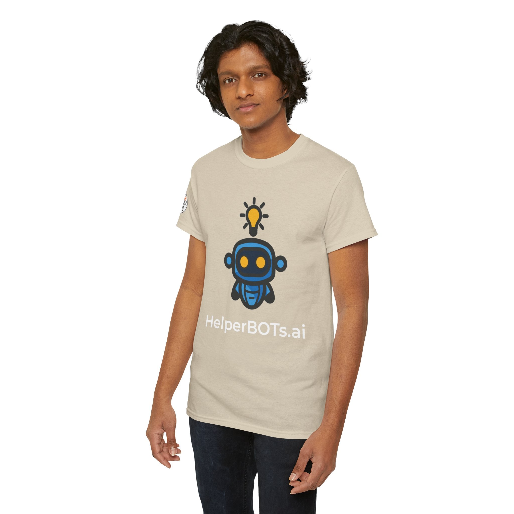 Unisex Personal Development BOT Heavy Cotton Tee (Dark Edition with White Print)