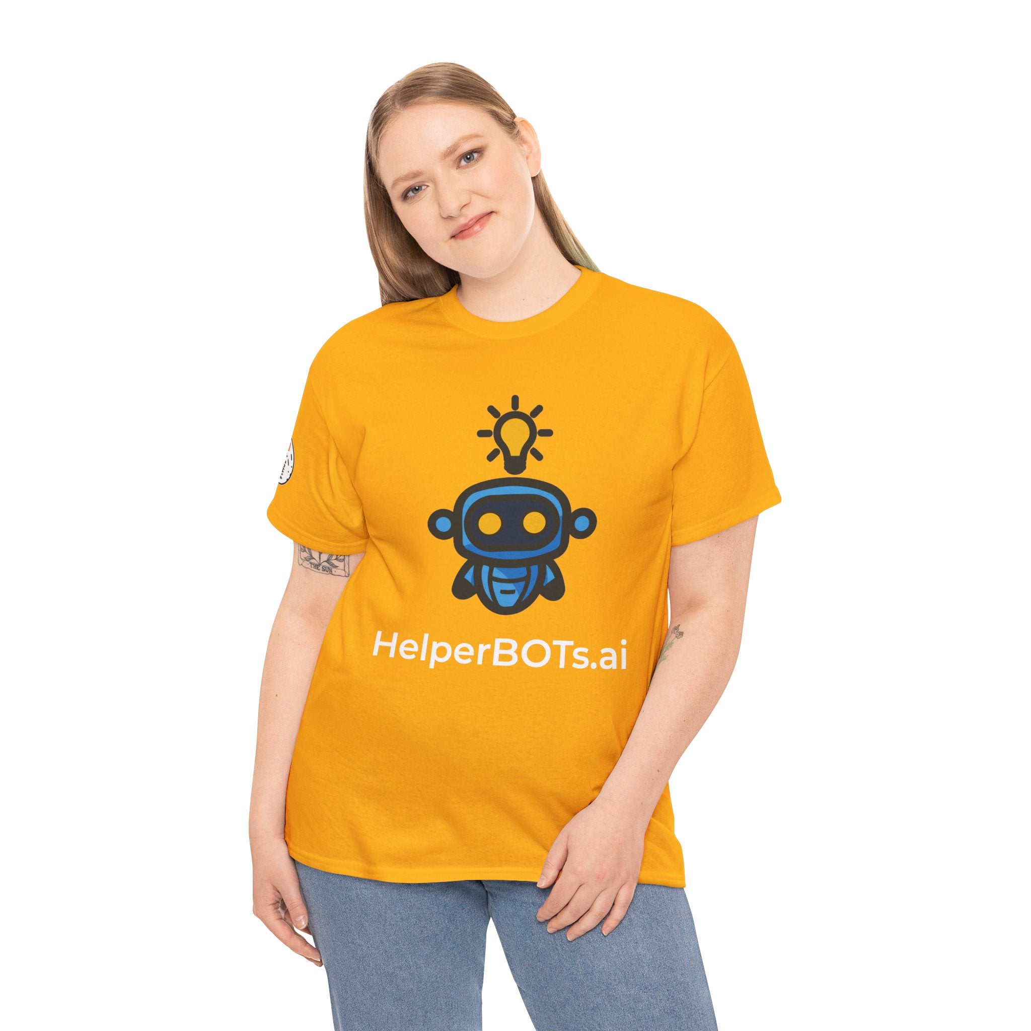 Unisex Personal Development BOT Heavy Cotton Tee (Dark Edition with White Print)