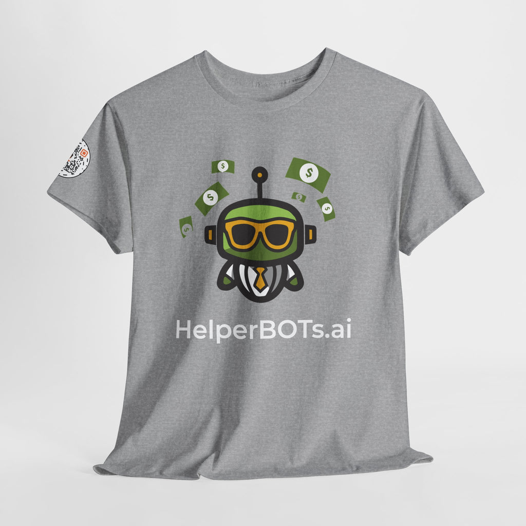 Unisex Financial BOT Heavy Cotton Tee (Dark Edition with White Print)