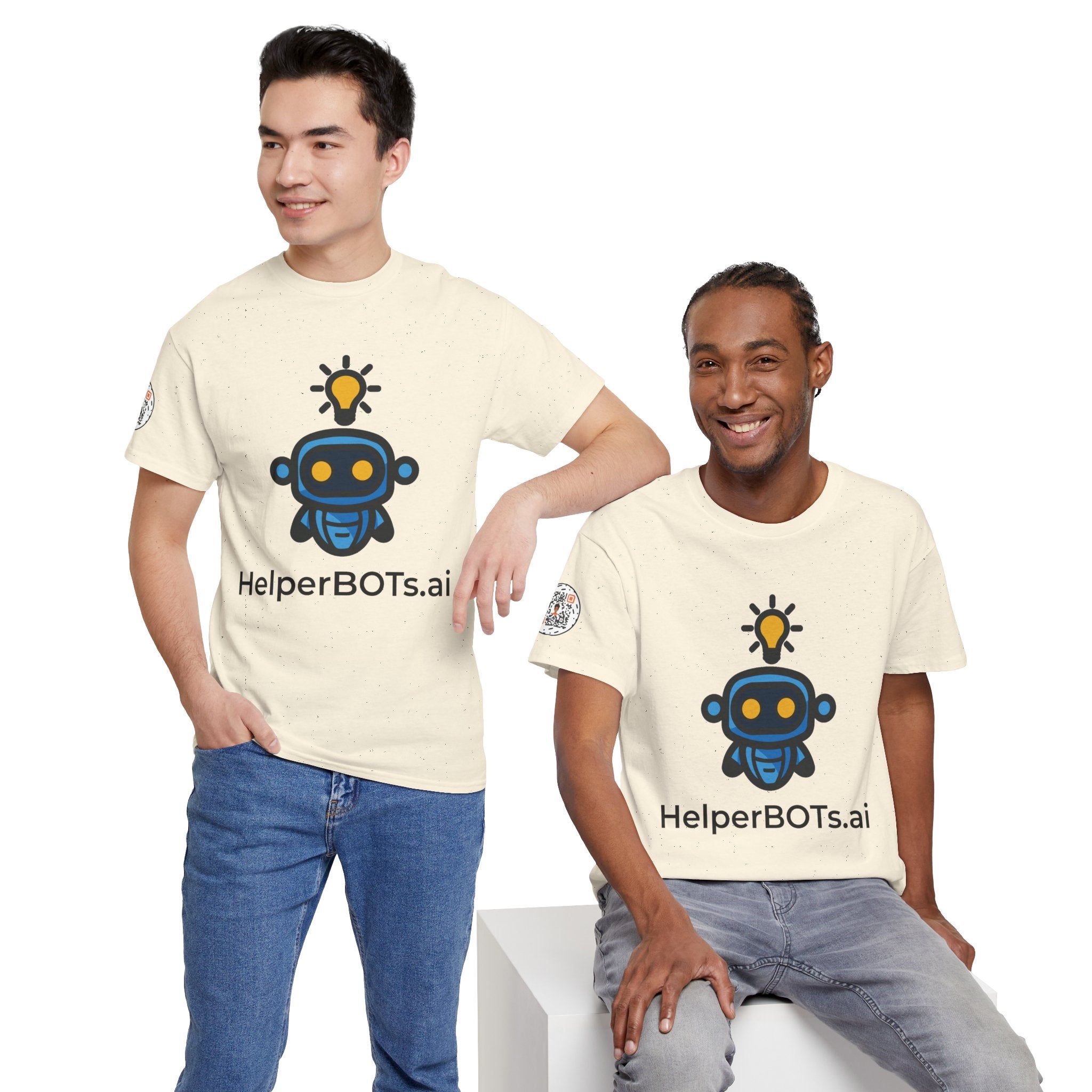 Unisex Personal Development BOT Heavy Cotton Tee (Light Edition with Black Print)