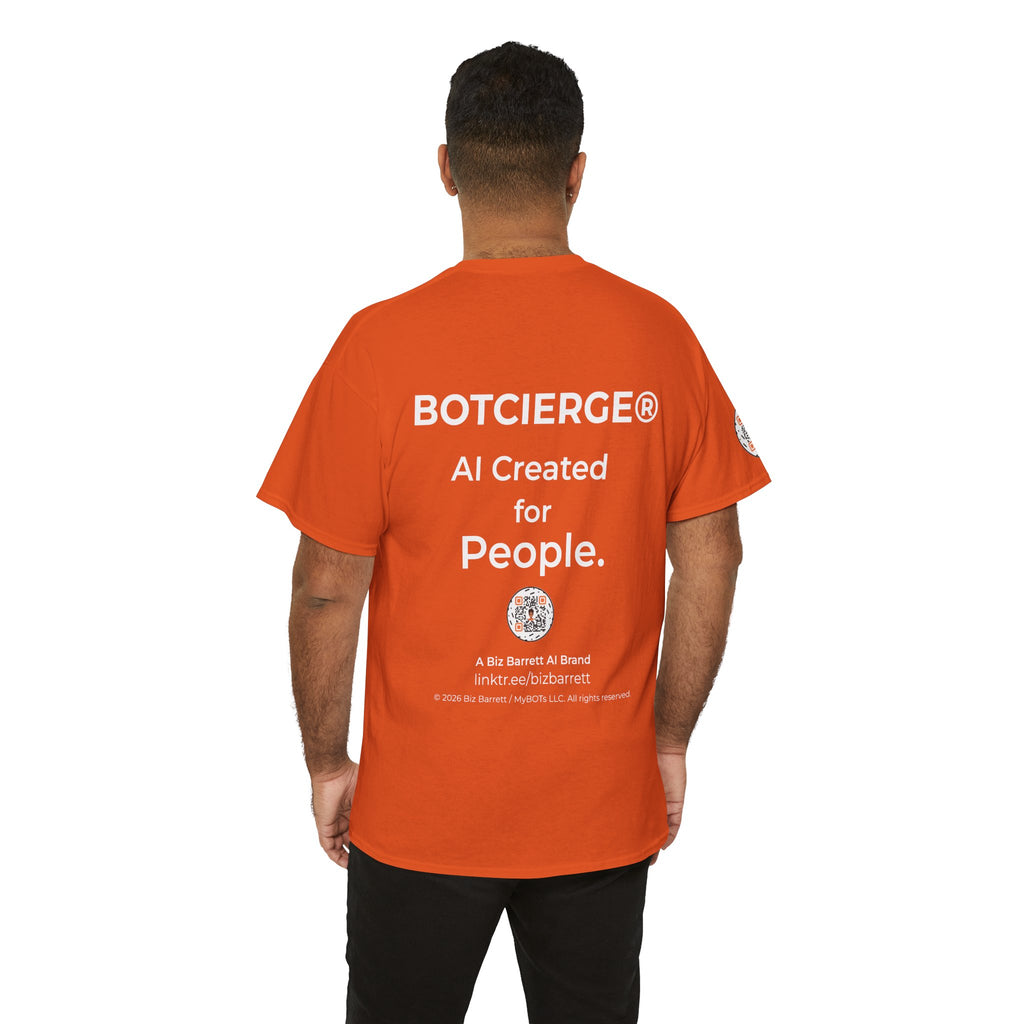 Unisex Financial BOT Heavy Cotton Tee (Dark Edition with White Print)