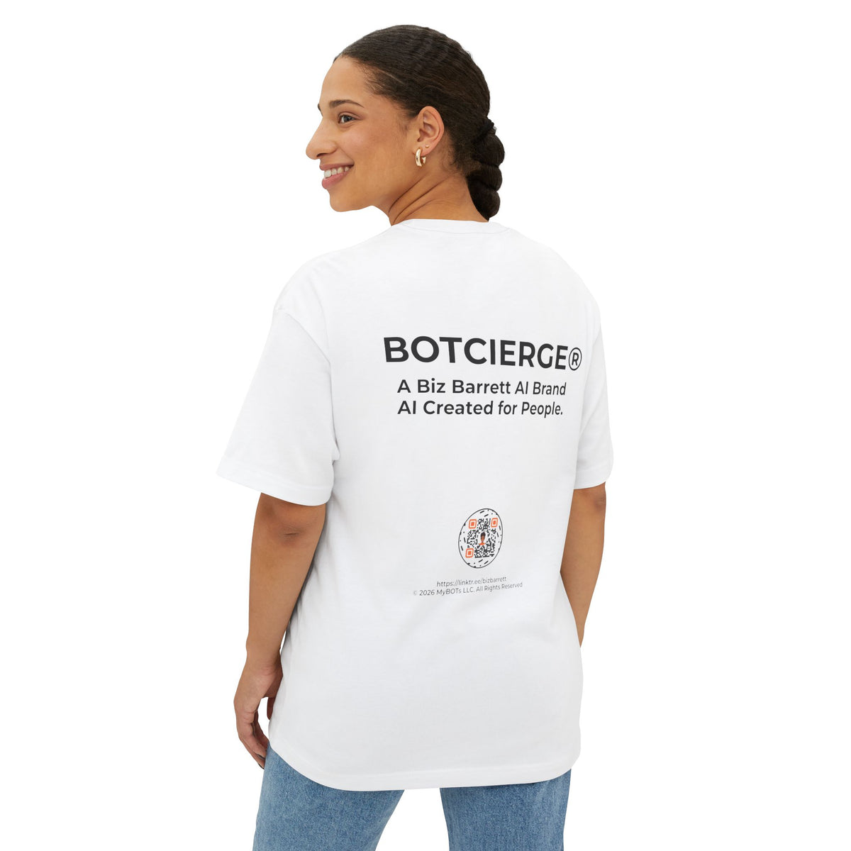 Unisex Logo Oversized Boxy Tee (Light Edition)