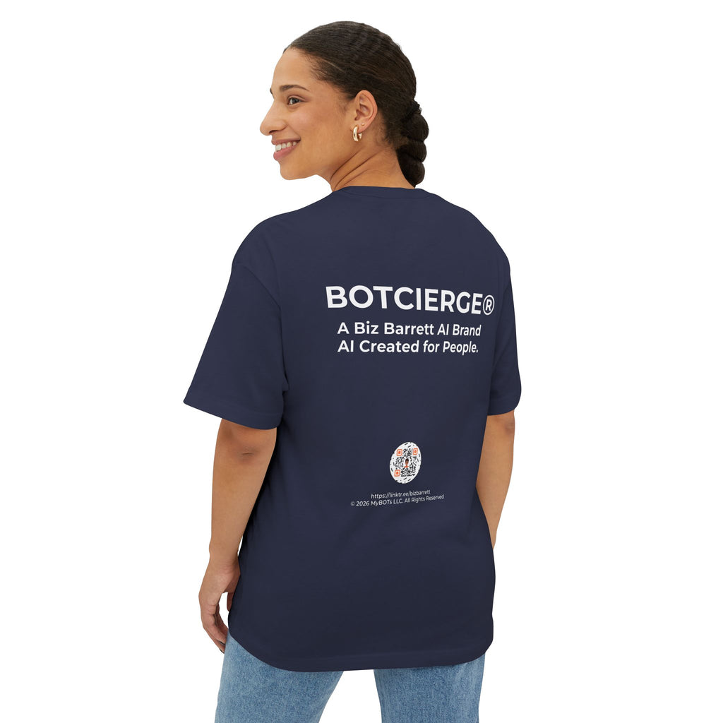 Unisex Logo Oversized Boxy Tee (Dark Edition)