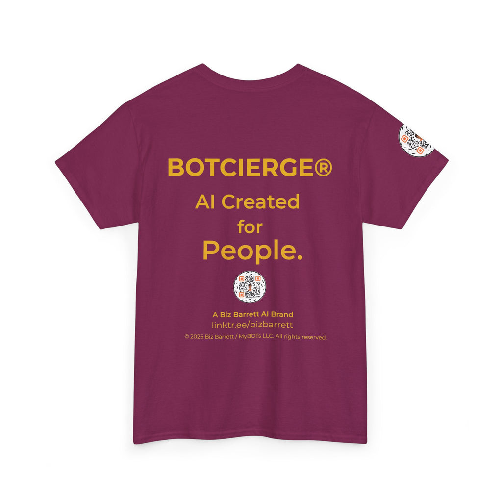 Unisex Education BOT Heavy Cotton Tee (Dark Edition with Gold Print)