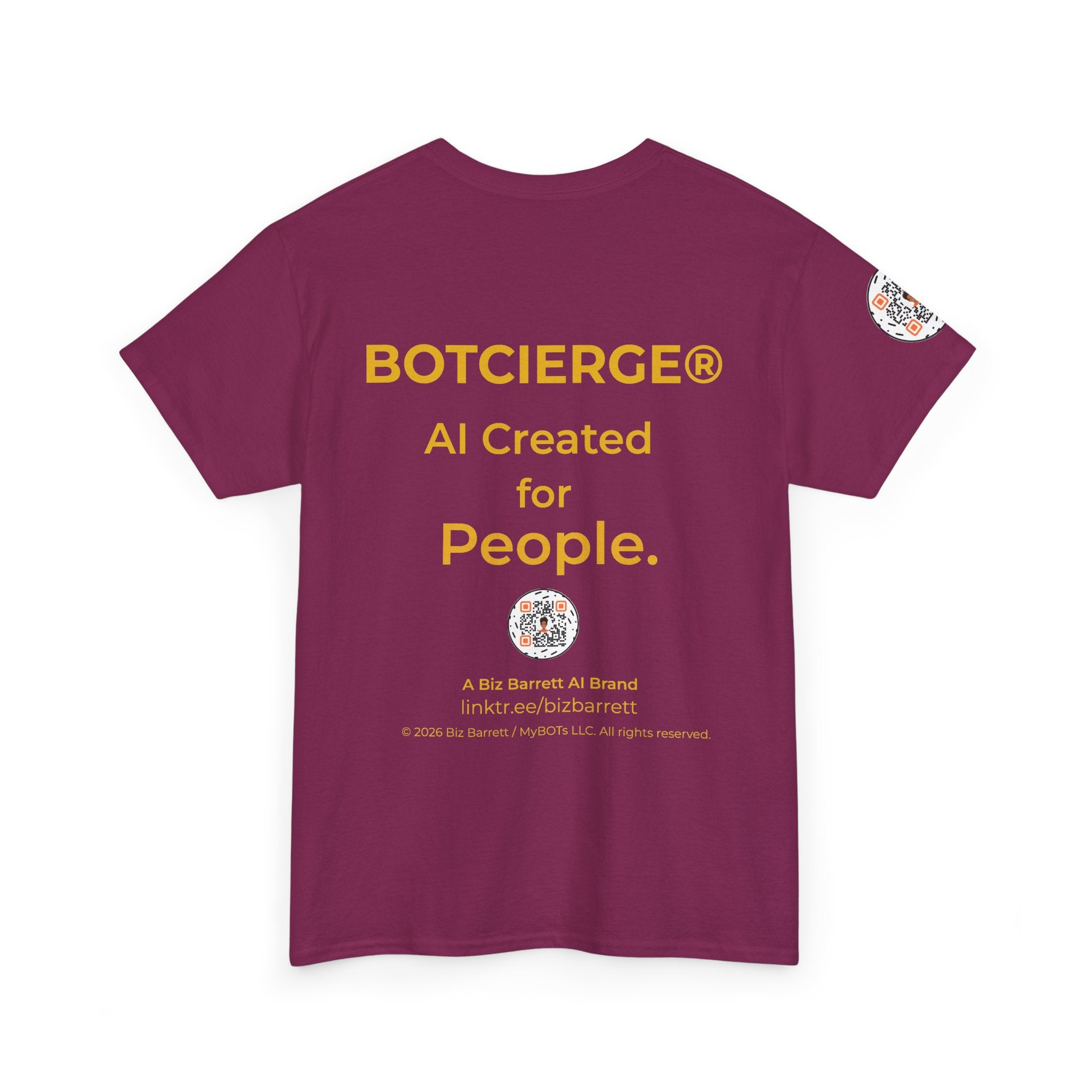 Unisex Education BOT Heavy Cotton Tee (Dark Edition with Gold Print)