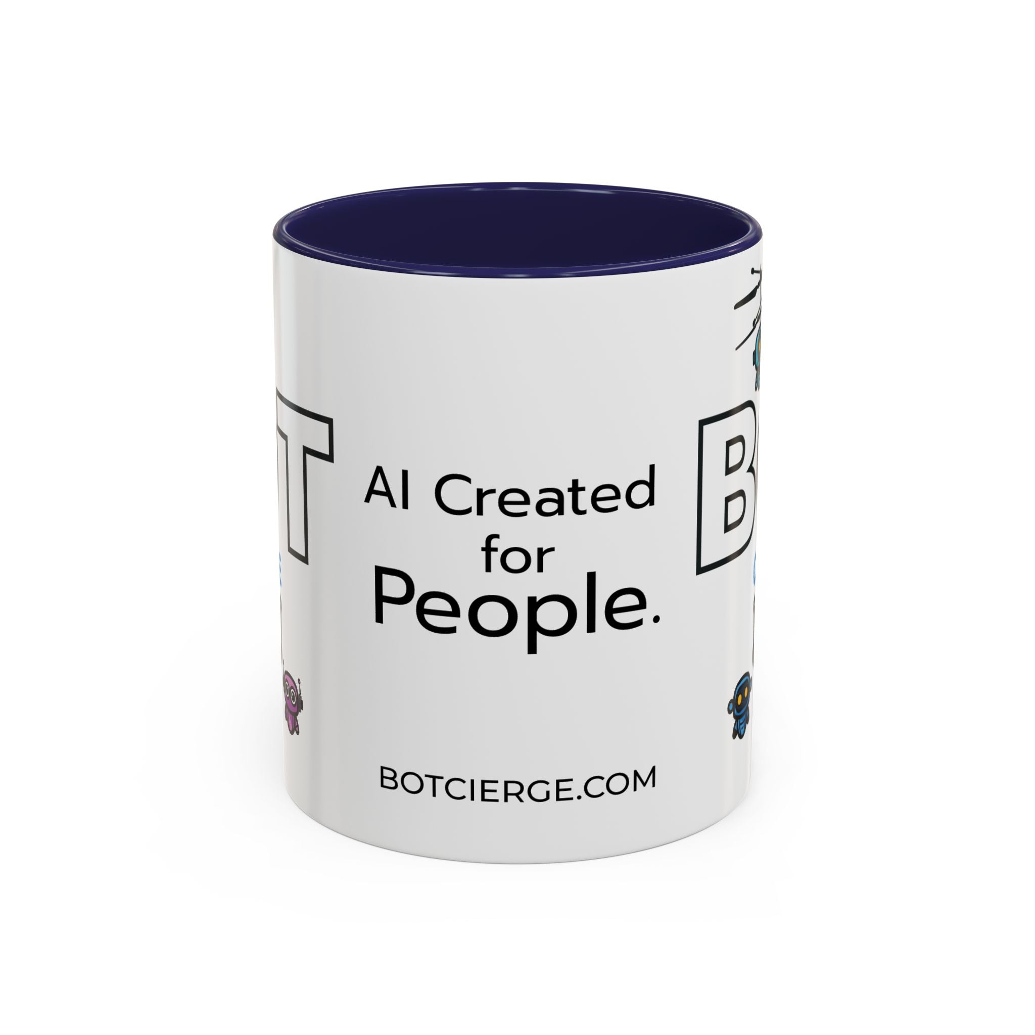 Logo Accent Coffee Mug (11, 15oz) (Light Edition with Black Print)
